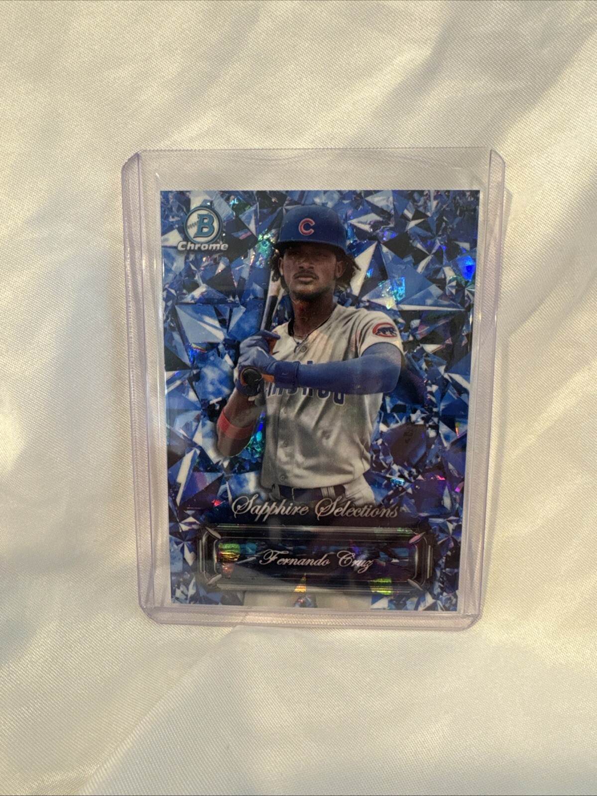 2024 Bowman Chrome Sapphire | Fernando Cruz Sapphire Selections SP - SS4 Cubs