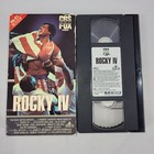 VHS Rocky IV 1985 CBS Red Label Movie Video NTSC