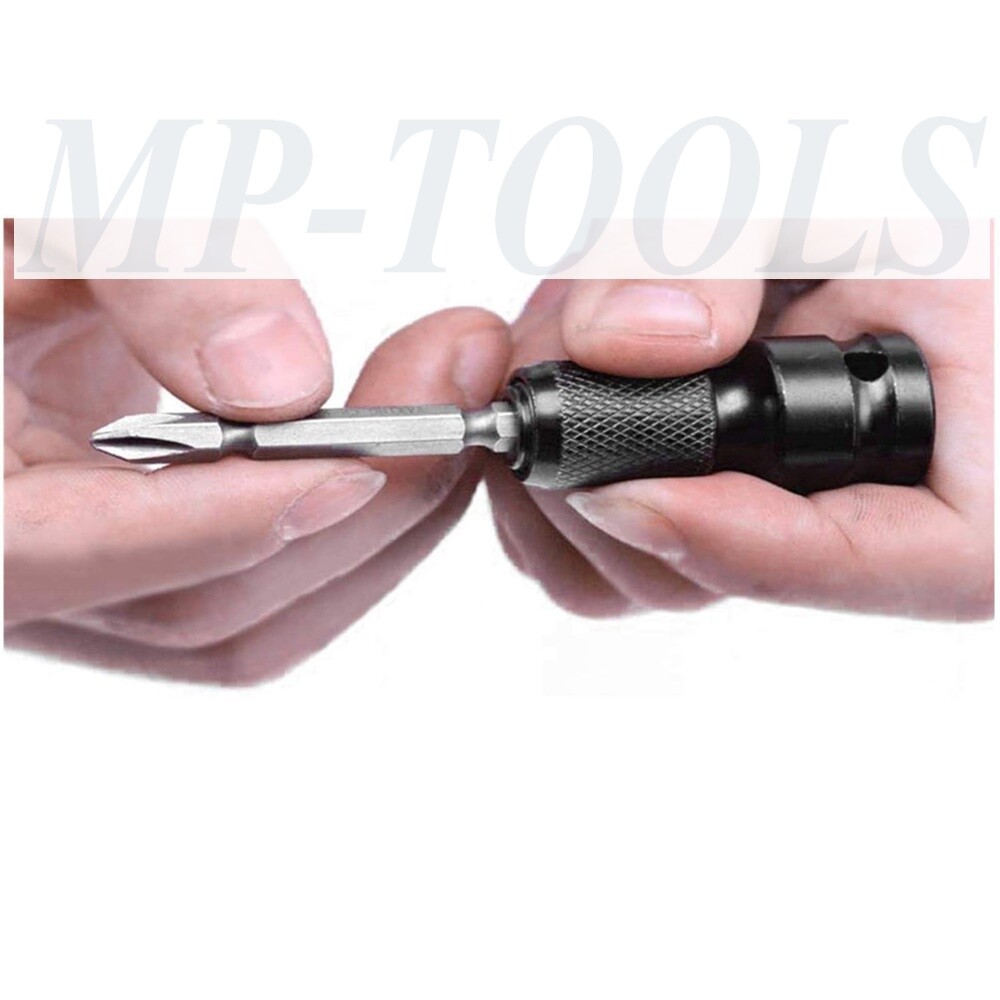 ADATTATORE PER INSERTI DA TRAPANO 1/2" CONVERSIONE AVVITATORE foto 2