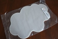 großes Fensterbild Wolke Seide zum Bemalen 20 x 30 cm Seidenmalerei Sonderpreis