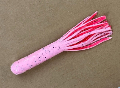 4.5'' Dipped Bass Flat Tubes 50 pack (choose color) Fishing Lures USA Made Gitzit