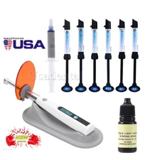 Dental Light Cure Lamp/Composite Resin /37% Acid Etching Gel /Bonding Adhesive