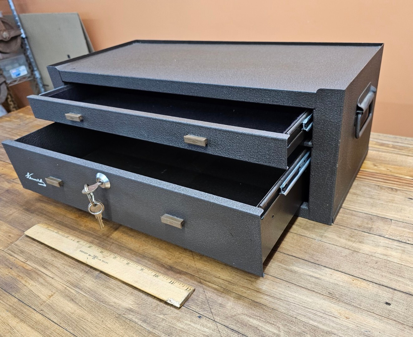 Kennedy MC22 2Drawer Riser Steel Machinist Base Chest Tool Box 21