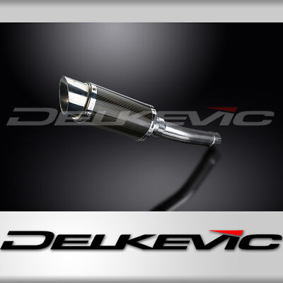 Suzuki GSX-R750 2001-2003 Delkevic Slip On 8'' Round Carbon Exhaust Muffler Kit