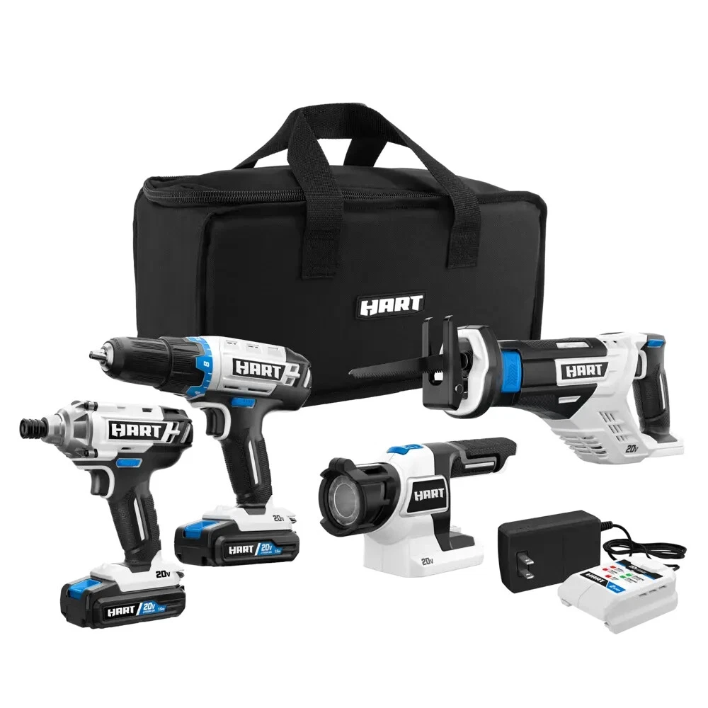 Hart 20v combo kit deals