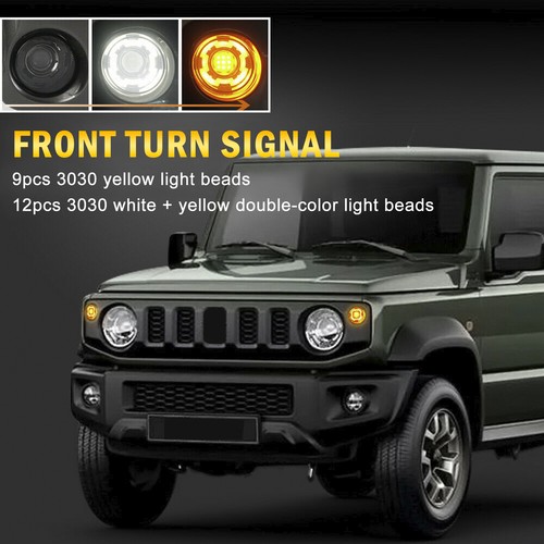 Pair of Front Turn Signal Lamp Light For Suzuki Jimny JB64 JB74 19-21 Clear S11 - Picture 2 of 14