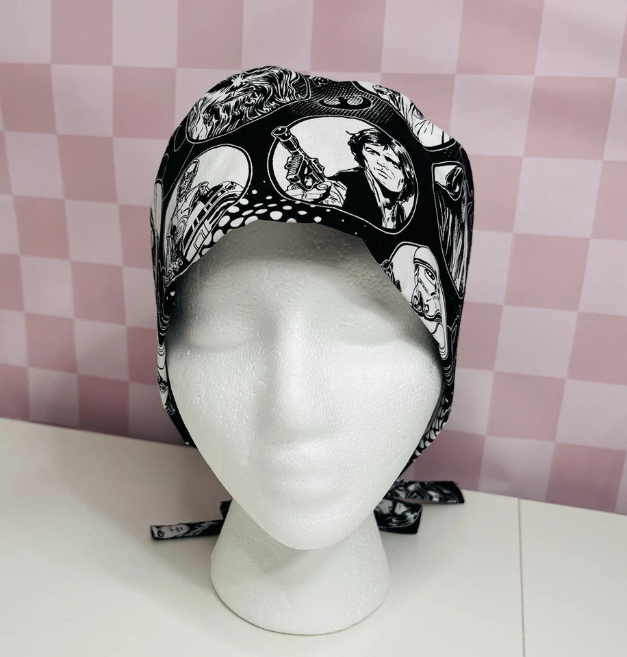 Gorras Exfoliantes Star Wars para Hombres y Mujeres Sombreros Exfoliantes Quirúrgicos Sombreros Exfoliantes Foto 2 de 4