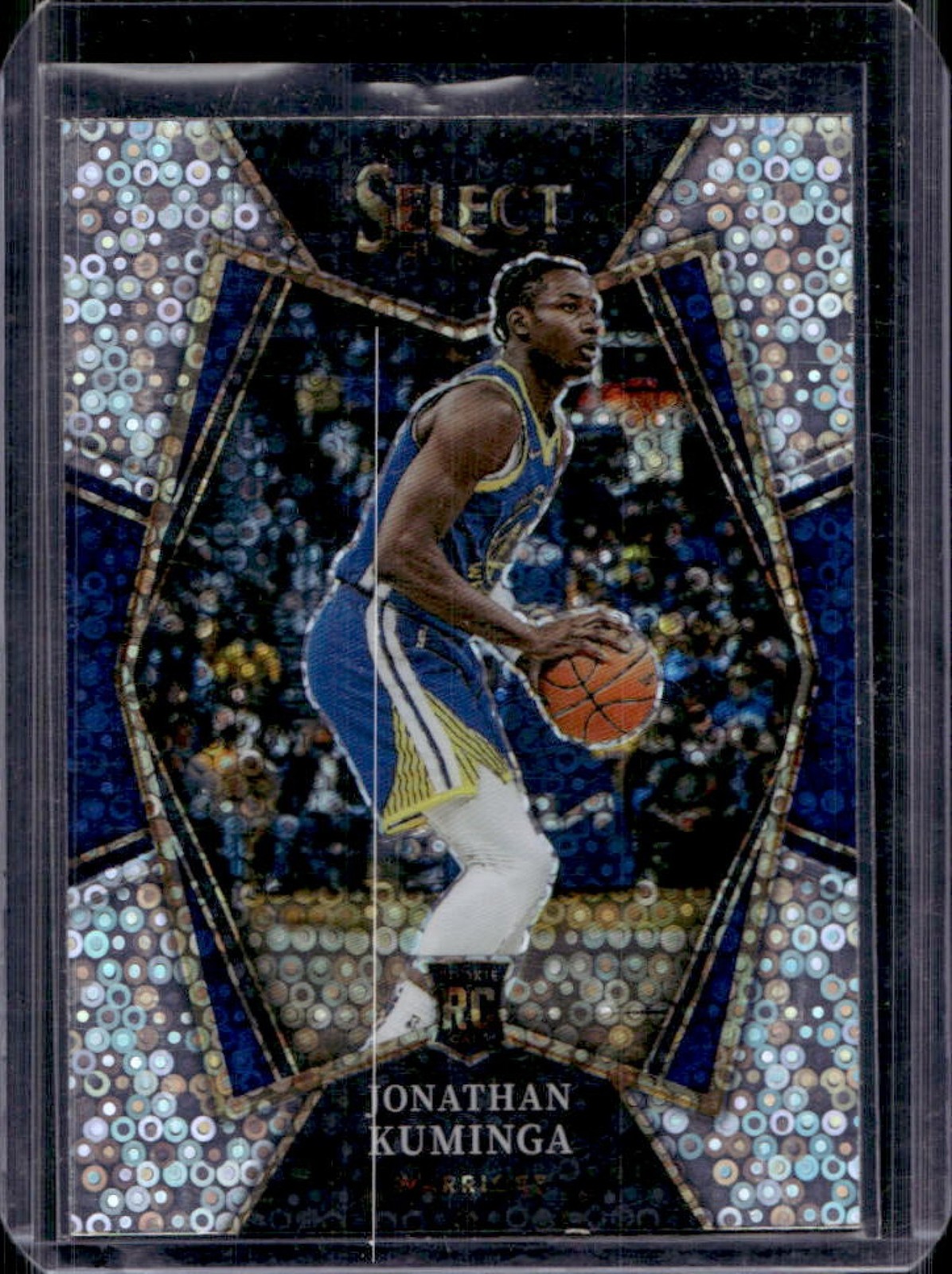 2021-22 Select Jonathan Kuminga RC Disco Prizm Premier #123 Warriors