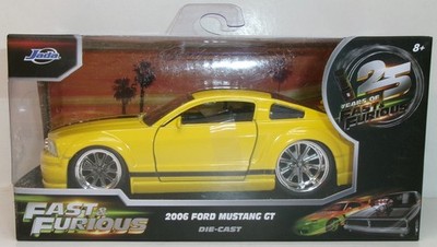 jada toys Mustang & Avalanche セット 2026 JADA TOYS 1:32 25 YEARS OF FAST & FURIOUS 2006 YELLOW FORD