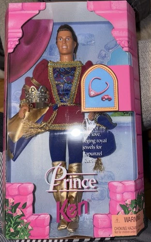 Vintage PRINCE KEN Doll for Rapunzel 1997 w/Royal Jewels Mattel 18080 NRFB NIB