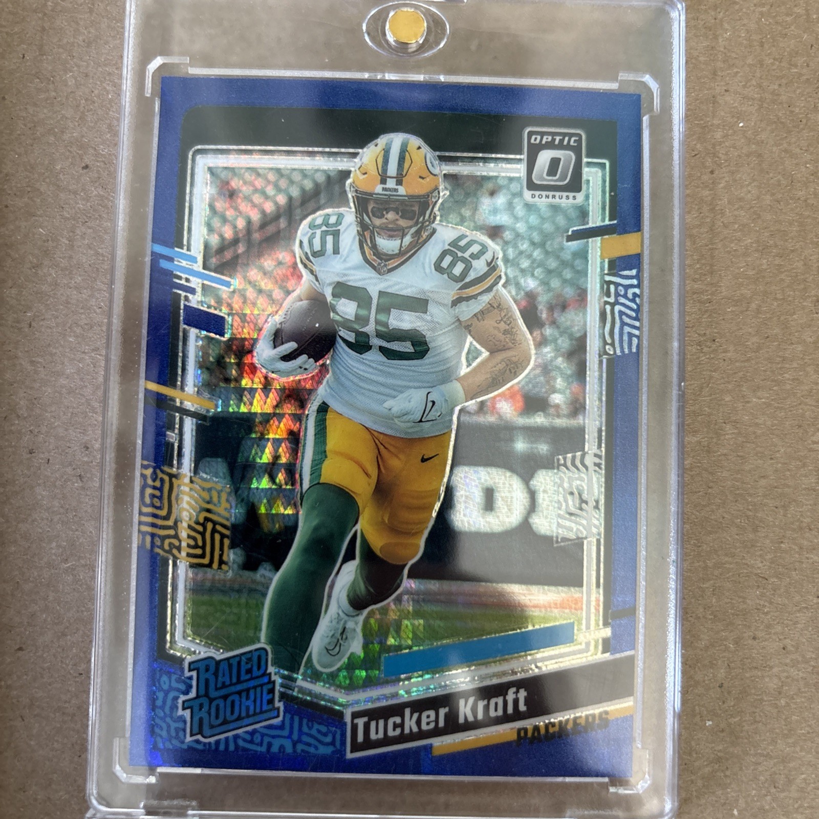 Tucker Kraft Panini Donruss Optic #243 Blue Hyper