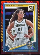 Maddy Westbeld 2025 WNBA Donruss Rated Rookie #98 - Red Lava /399 - Chicago RC