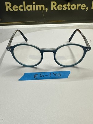 &X New York OP-267U Tortoise Oval Eyeglasses Frames 46-22-145 Made in Japan