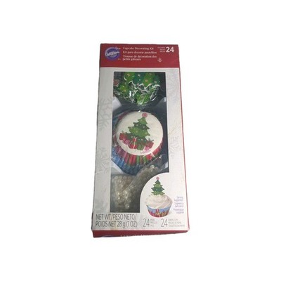 Wilton 24 Cupcake Christmas Decorating Kit
