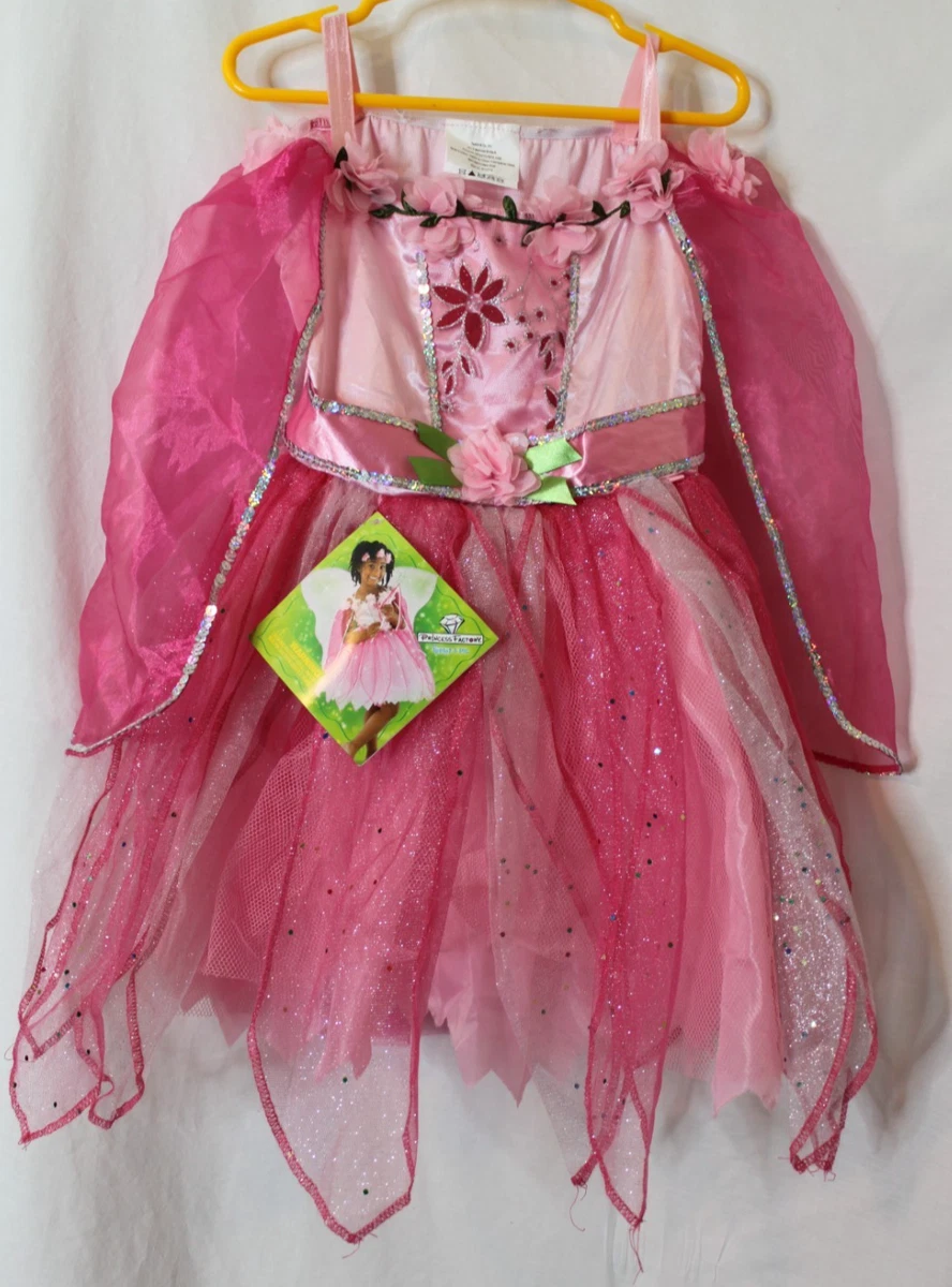 girls pink fairy dress Ladies Fairy Princess Costume main image 0