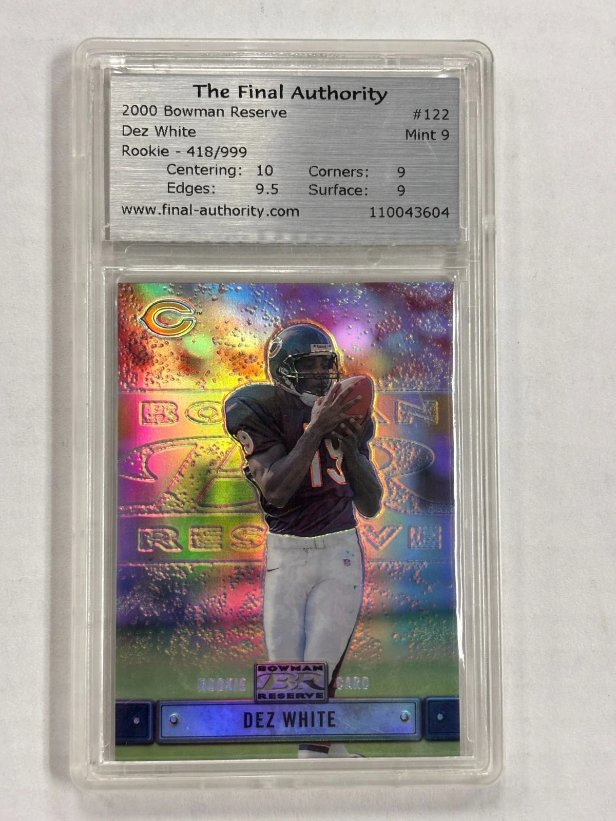 Dez White Bowman Reserve #122 Base