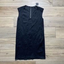 Club Monaco Womens Sleeveless Knit Shift Dress Size Small Charcoal Mix