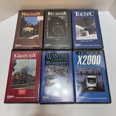 ミュージック THE SILVER DOGGS / WILD TRAIN (VHS) Train VHS Pentrex Lot of 6 Wisconsin Central Amtrak Rio Grande