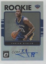 2016-17 Donruss Optic Rookie Signatures Holo Silver Prizm Cheick Diallo Auto u5y