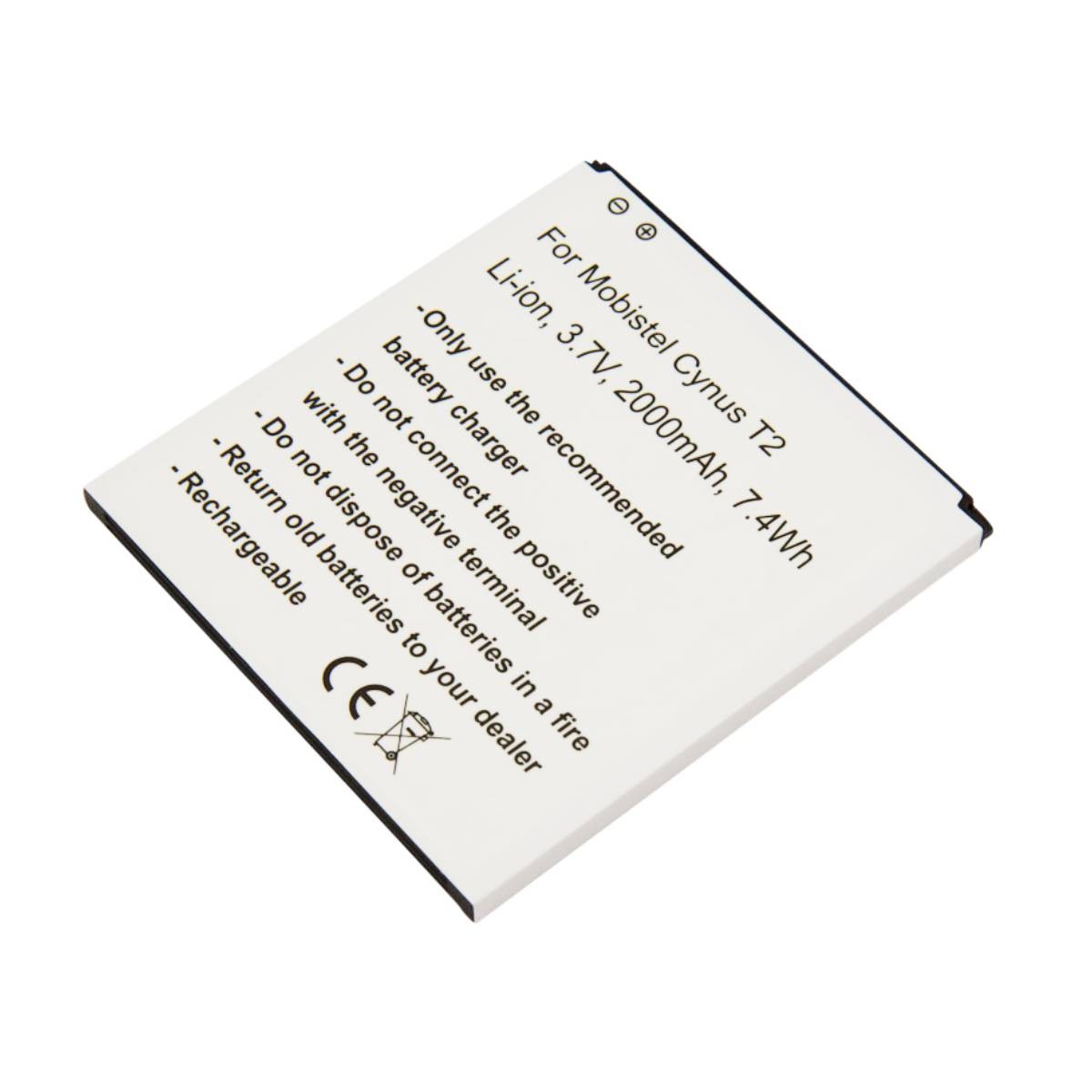 Batterie Cynus T2 contre baisse autonomie bloc 3.7V blanc 2000mAh
