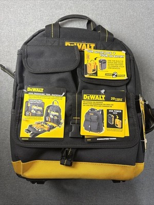 DEWALT 23-POCKET USB CHARGING TOOL BACKPACK DCG530