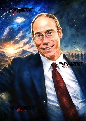 ACEO ATC Sketch - Dr. Steven Greer - 1/1 - Authenticity Stamp