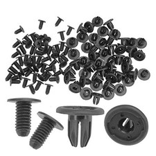 30pcs Black Fender Liner Rivets Clips Liner Retainer Clips Fastener