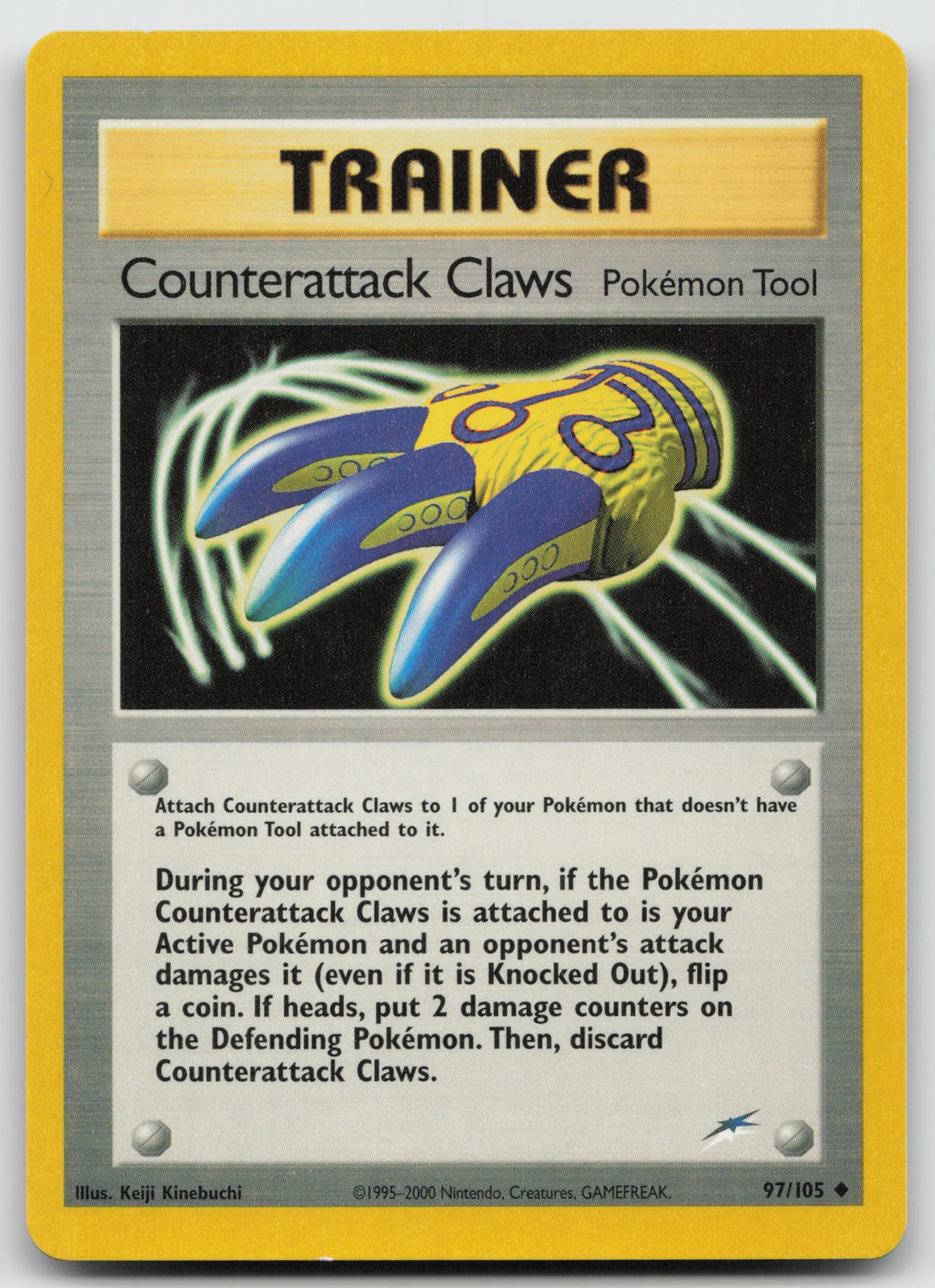 Counterattack Claws Uncommon Unlimited Neo Destiny 97/105 LP