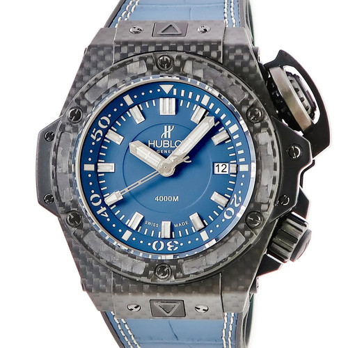 Hublot King Power Oceanographic 4000 All Carbon Denim 731.QX.5190.GR #HDW256