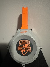Nerf N-Strike Elite 25 Max Round Ammo Drum Magazine Replacement Dart Clip Orange
