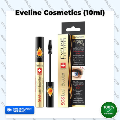 Eveline Cosmetics - Wimpernserum, Lash Serum, SOS Lash Booster 5 in 1 (10ml).