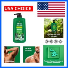 Invigorating Clean Body Wash for Men, 30 oz Moisturizing Formula 0.39 per gallon