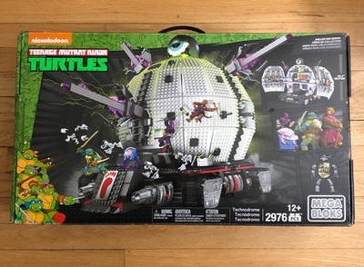 Mega Bloks TMNT Technodrome playset Splinter Teenage Mutant Ninja Turtles Mattel