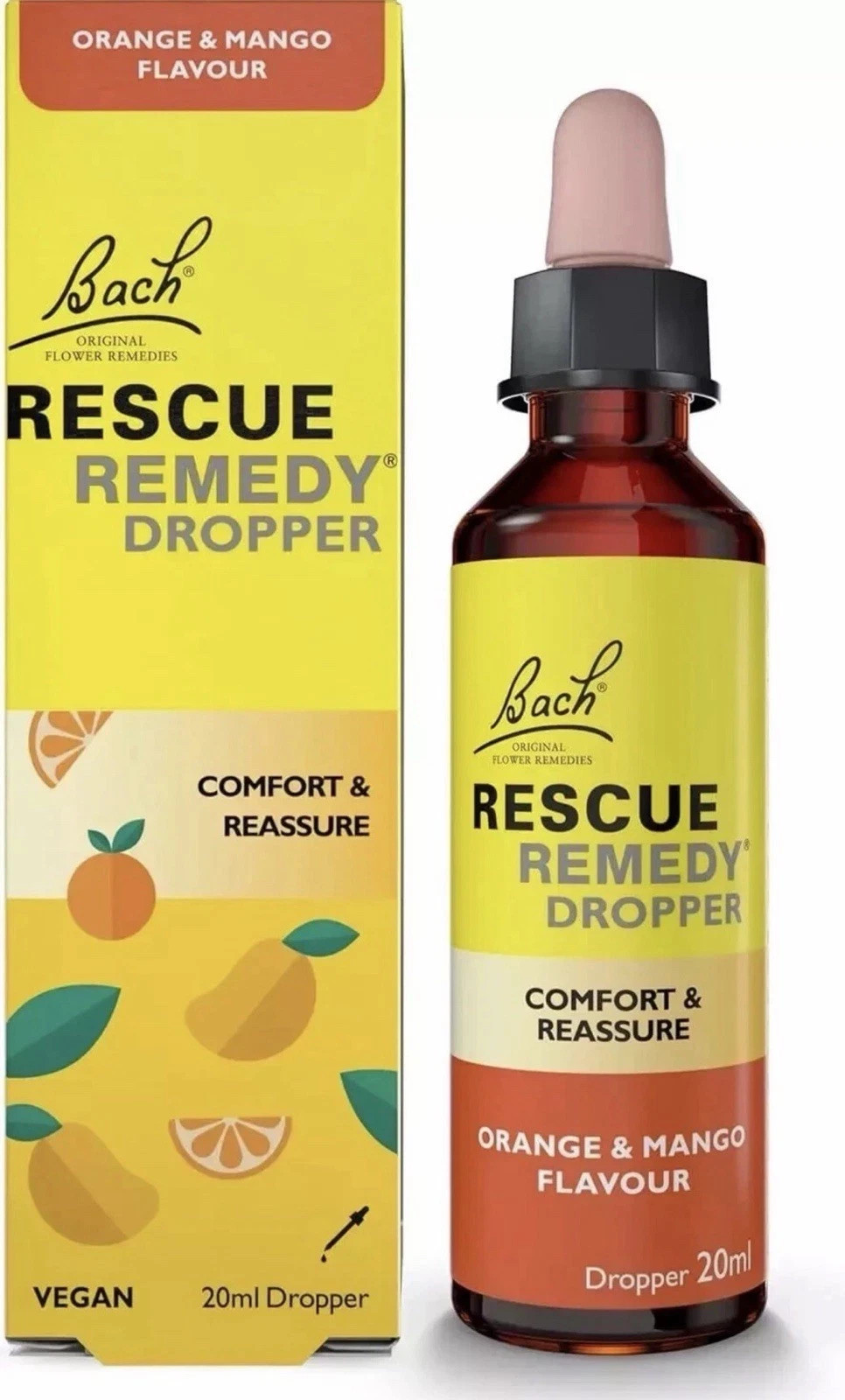 Rescue Remedy Dropper 20ml (Orange & Mango) Comfort & Reassurance June 2026