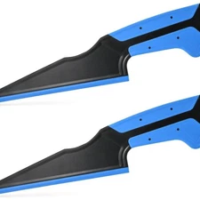 2 PCS Window Tint Squeegee Magnetic Rubber Scraper Tool, Vinyl Wrap Side Wiper ⊥