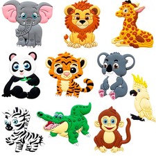 Fridge Magnets for Toddlers Wild Animal - Refrigerator Large, Multi-colored