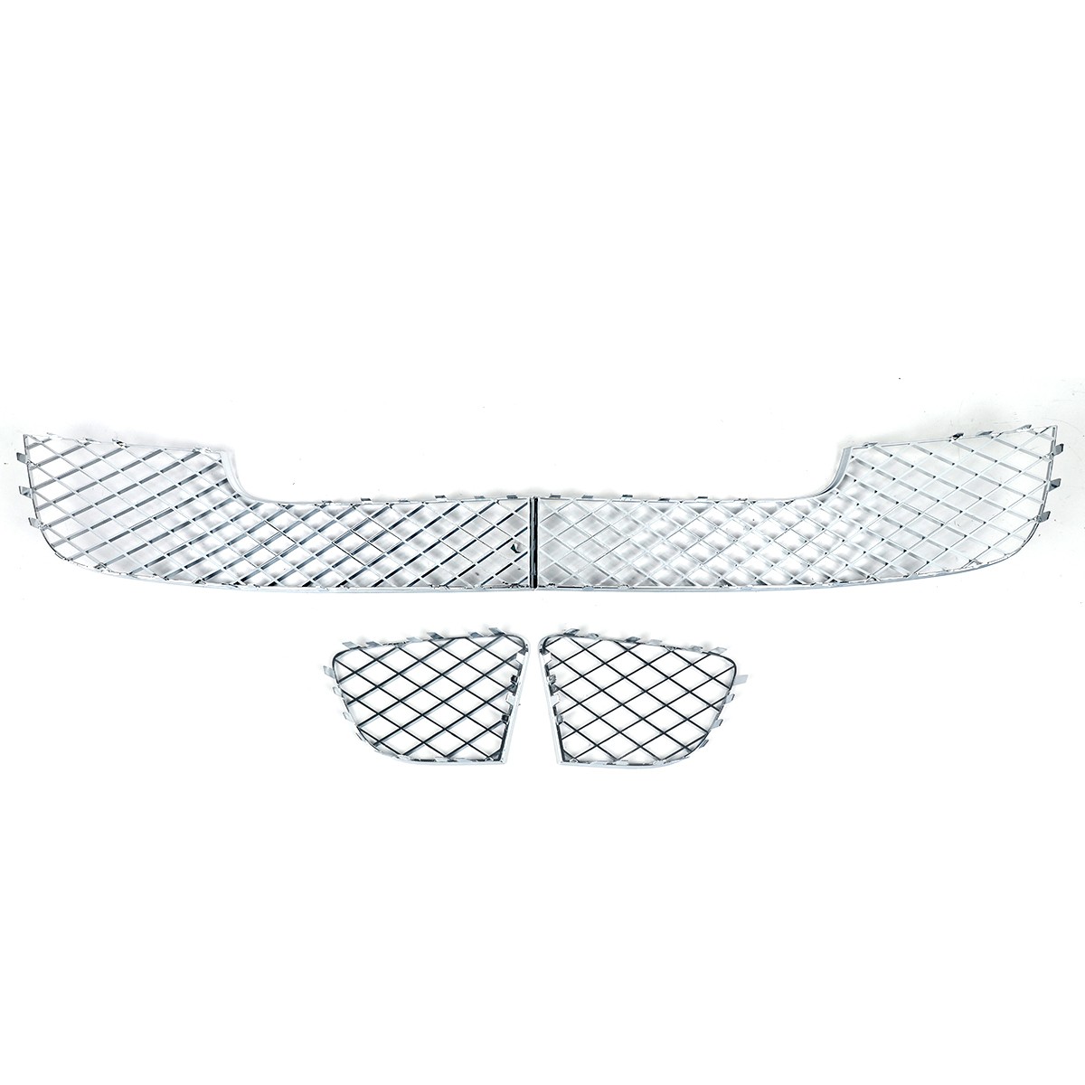 Bentley Continental GT 2012-2015 Lower Bumper grilles 4 pcs Chrome P/N 3W3807681