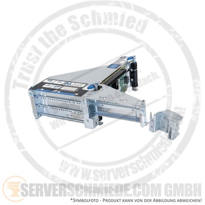 HP Tertiary GPU 1x PCIe x16 GPU capable 3rd Riser card incl. cage DL380 Gen10 82