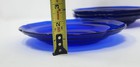 Retired Mikasa French Countryside Cobalt Blue Clear Glass Salad Plates- Set Of 4 — photo 6
