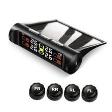 Tire Pressure Monitoring System Tpms Solar Power Universal Wireless Car Alarm
