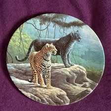 THE JAGUAR Plate Great Cats of the Americas Artist Lee Cable #1 Edwin M. Knowles