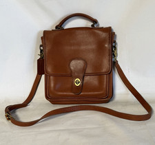 Butterscotch Brown Coach Station Shoulder Bag 5130 Top Handle Turn Key Lock