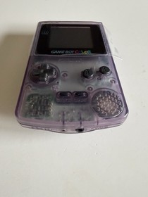 PROFESSIONALLY RESTORED Game Boy COLOR Console (Atomic Purple) Handheld