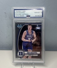 2024 KON KNUEPPEL Signed Bowman Chrome Rookie On Card AUTO PSA 10 Duke Hornets