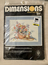 Vintage Dimensions Ribbons  N Lace 16 x 12" Counted Cross Stitch Kit 3670