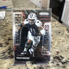 2025 Panini Prizm - Fireworks Micah Parsons #18 Silver Prizm