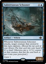 NM Subterranean Schooner, MTG, LCI, Magic the Gathering, 80