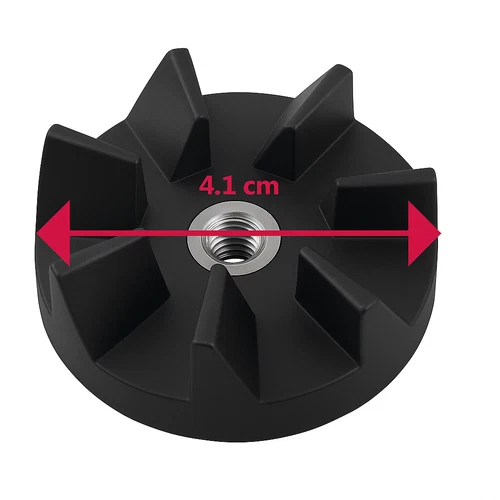 Replacement 7 Fins Rubber Gears for Nutri Ninja Blender 600W 900W