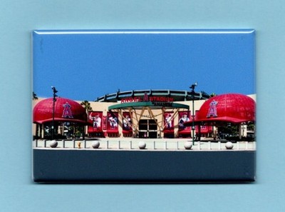 ANAHEIM ANGELS STADIUM *2X3 FRIDGE MAGNET* MLB BASEBALL CA BALLPARK FIELD MLB