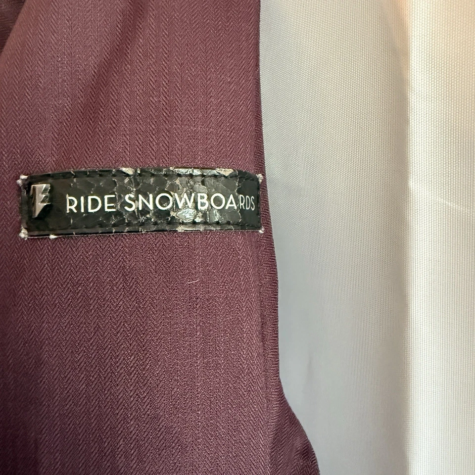 Abrigo Chaqueta Snowboard Ride Mujer’s M Borgoña Forrado Impermeable Cálido *descripción Foto 4 de 4